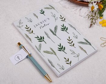 Personalised Botanical Desk Stationery Gift Box, 3 of 6