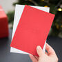 Merry Christmas Personalised Braille Card, thumbnail 1 of 3