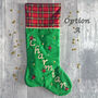 Personalised Fabric Christmas Stocking, thumbnail 6 of 11