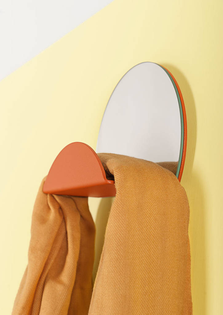 Coat Hook Shelf And Wall Mirror By Lime Lace | notonthehighstreet.com