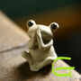 Handmade Frog Ceramic Tea Ornaments, thumbnail 12 of 12