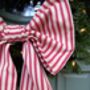 Hanging Fabric Bow Stripes, thumbnail 2 of 5