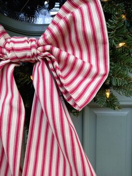 Hanging Fabric Bow Stripes, 2 of 5