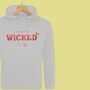 'A Little Bit Wicked' Glittery Teens/Adults Hoodie, thumbnail 5 of 12