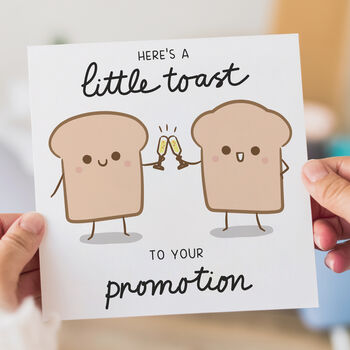 Here's A Little Toast To Your Promotion Card, 3 of 3