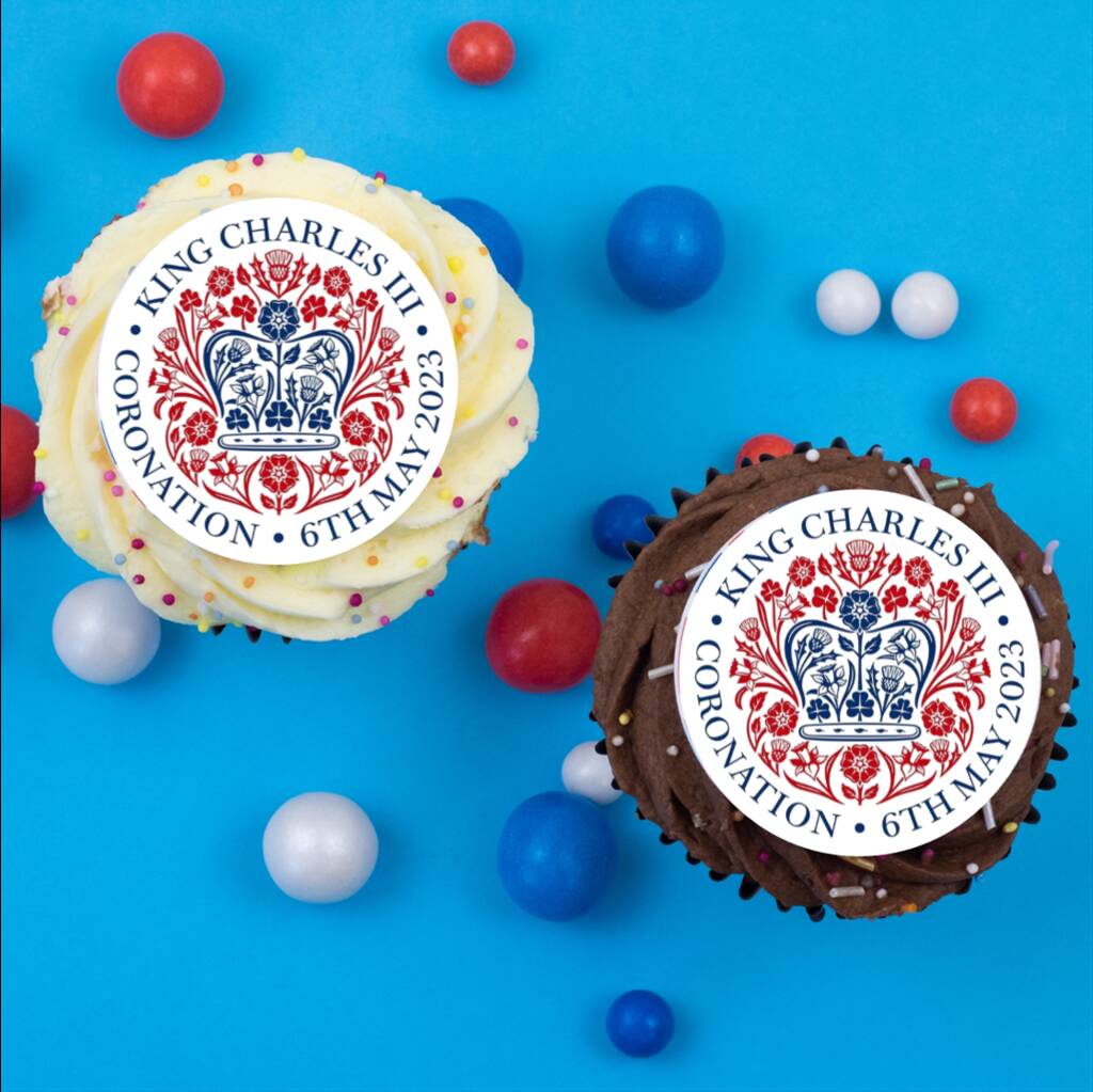 King Charles Iii Coronation Icing Discs 004 By Sprinkles and Toppers