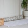 Linen Draught Excluder With Floral Design, thumbnail 4 of 5