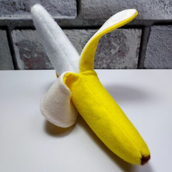 Felt And Velcro Banana Toy, 3 of 6