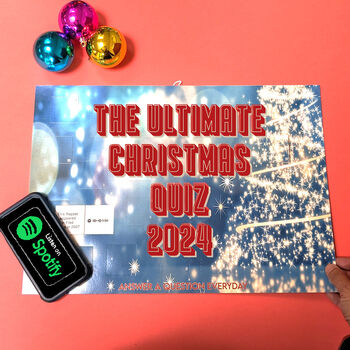 Christmas Quiz Advent Calendar 2024, 3 of 4