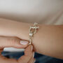 Personalised Silver Shackle Bracelet, thumbnail 1 of 3