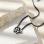 Men's Personalised Mini Open Square Necklace, thumbnail 2 of 8