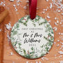 First Christmas As Mr And Mrs Personalised Ceramic Gift, thumbnail 1 of 8