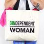 'Gindependent Woman' Gin Tote Bag, thumbnail 1 of 2