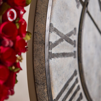 Vintage Galvanised Wall Clock, 4 of 4