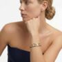 Gingko 18 K Gold Plated Shell Bangle, thumbnail 2 of 5