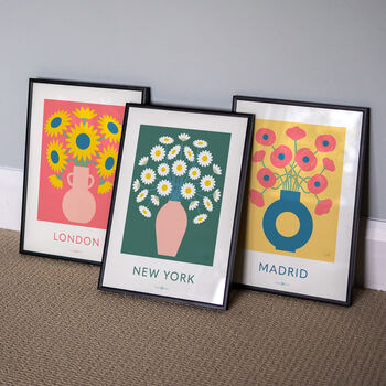 Personalised Daisies Art Print, 5 of 6