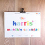 Personalised Family Wall Planner, thumbnail 1 of 4
