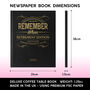 Personalised Retirement Newspaper Book, thumbnail 8 of 12