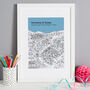 Personalised Galway Graduation Gift Print, thumbnail 1 of 9