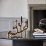 Nordal Barra Gold Statement Candle Holder, thumbnail 3 of 4