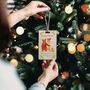 Personalised Baby's First Christmas Bear Family Tag, thumbnail 3 of 4