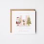 Daughter Christmas Card / Santa And Elf *Fully Personalised, thumbnail 2 of 3