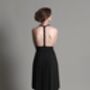 Black Multiway Knee Length Dress, thumbnail 4 of 8