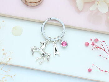 Personalised Horse Keyring Horse Lover Gift, 3 of 8