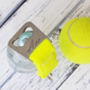Personalised Tennis Ball Bottle Opener Keyring, thumbnail 1 of 5