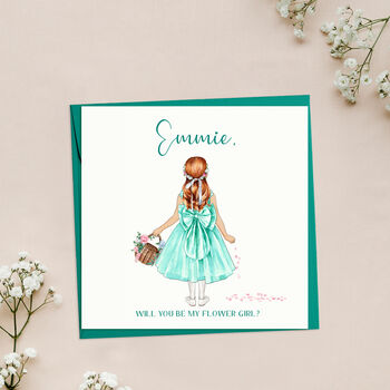 Will You Be My Flower Girl Card, 2 of 5