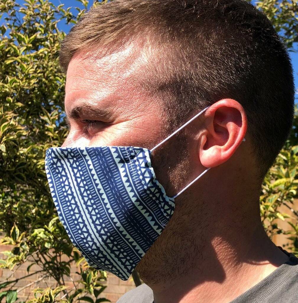 Cotton Pleated Face Masks By The Bunting Basket