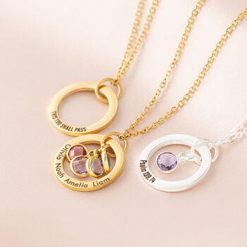 Family Ring And Birthstone Necklace, 6 of 10