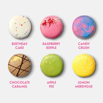 Congratulations Iced Biscuits And Macarons Hamper Gift, 6 of 6