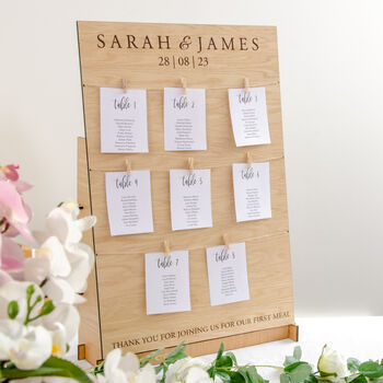 Personalised Wedding Table Plan, 3 of 3