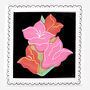 Hand Iced Gladiolus August Birth Flower Letterbox Biscuit, thumbnail 1 of 5