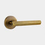 Brass Gold, Silver And Black Hexagon Door Lever Handles, thumbnail 11 of 11
