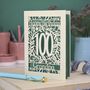 Personalised 100th Birthday Card Papercut Flower Design, thumbnail 2 of 6
