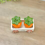 Carrot Salt And Pepper Shakers Food Decor Cruet Set, thumbnail 7 of 9
