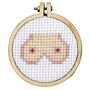 You're My Breast Friend! Mini Matchbox Cross Stitch Kit, thumbnail 6 of 9
