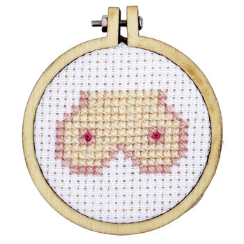 You're My Breast Friend! Mini Matchbox Cross Stitch Kit, 6 of 9