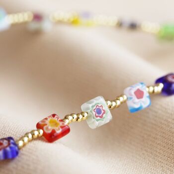 Millefiori Heart Bead Necklace, 4 of 8