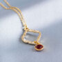 Moroccan Inspired Necklace With Birthstone Detail, thumbnail 5 of 10