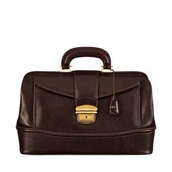 Small Luxury Leather Medical Bag. 'The Donnini S', 3 of 12
