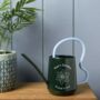 Personalised Wavey Green Watering Can, thumbnail 2 of 4