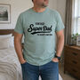 Personalised Father's Day Daddy T Shirt Super Dad, thumbnail 1 of 4
