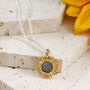 Sunflower Solid Or Gold Vermeil Silver Charm, thumbnail 3 of 10