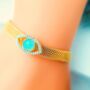 The Andrea Gold Plated Bracelet, thumbnail 1 of 6