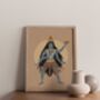 Kali Art Print Hindu Wall Decor, thumbnail 2 of 3