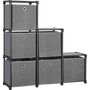 Six Cubes Storage Boxes Ladder Storage Organiser Unit, thumbnail 4 of 9