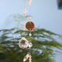 Personalised Rainbow Crystal Charm With Engraved Disc, thumbnail 6 of 9
